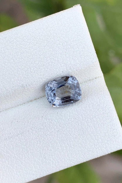 VVS grey spinel gemstone
cushion cut grey spinel