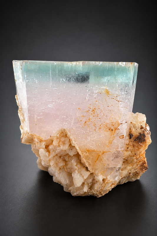 AquaMorganite Specimen From Pakistan - 92 Grams