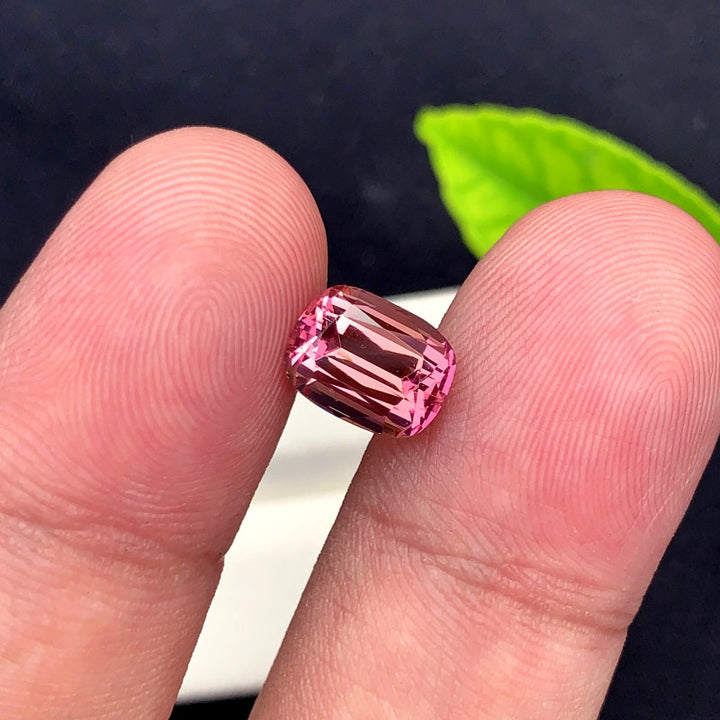 Pink Tourmaline Stone For Ring Making, Faceted Tourmaline Loose Gemstone, Flawless Tourmaline Gemstone, Loose Tourmaline Ring Stone, 3.15 CT