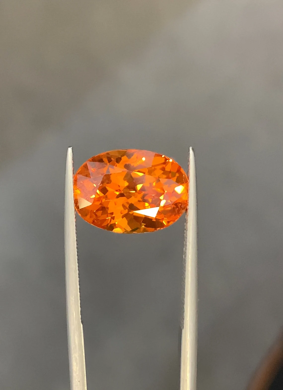 Mandarin Spessartite Natural Garnet Gemstone, Pure Rare Fanta Colour Mandarin Garnet 8.10 Carats