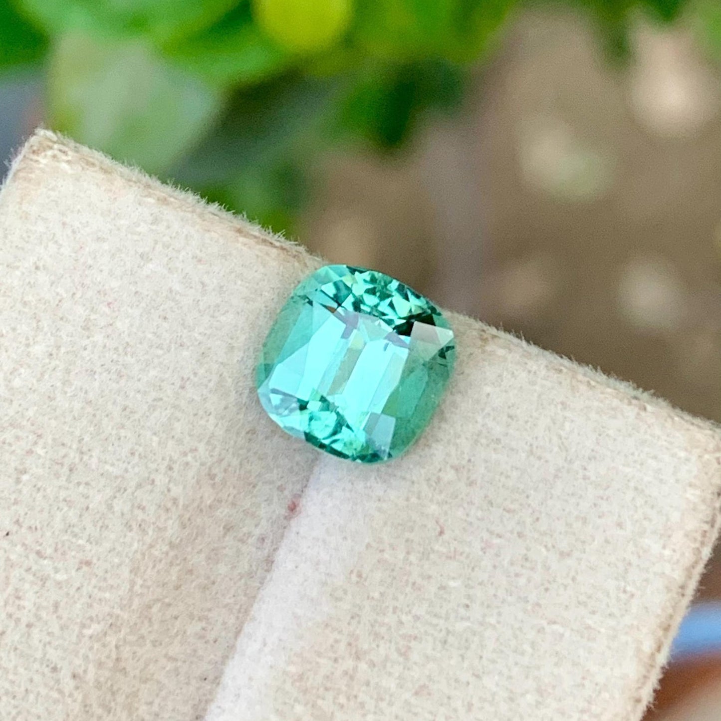 Sea Foam Tourmaline loose Gemstone, Lagoon Green Tourmaline Ring Stone