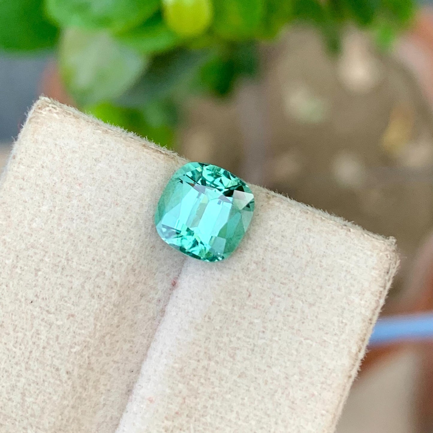 Sea Foam Tourmaline loose Gemstone, Lagoon Green Tourmaline Ring Stone