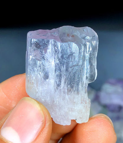 Bicolor Kunzite Crystal Parcel: Rough Gemstone Lot from Afghanistan (615 gram)
