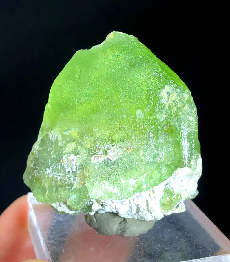 Lush Green Olivine Peridot Crystal Specimen from Pakistan - 59 gram