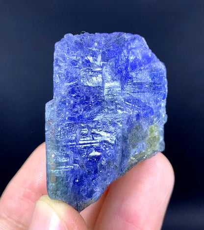 Natural Blue Tanzanite Crystal: Raw Gemstone Mineral from Tanzania (35 gram)
