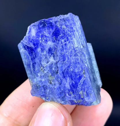 Natural Blue Tanzanite Crystal: Raw Gemstone Mineral from Tanzania (35 gram)