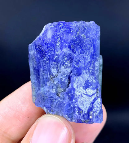Natural Blue Tanzanite Crystal: Raw Gemstone Mineral from Tanzania (35 gram)