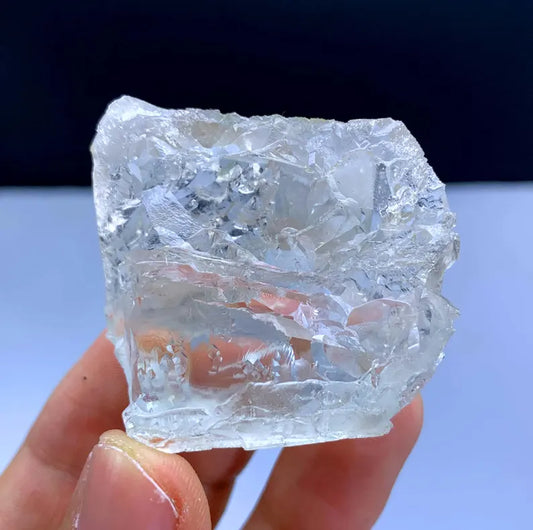 Bicolor Beryl aka AquaMorganite with Etched Terminations from Afghanistan - 49 grams