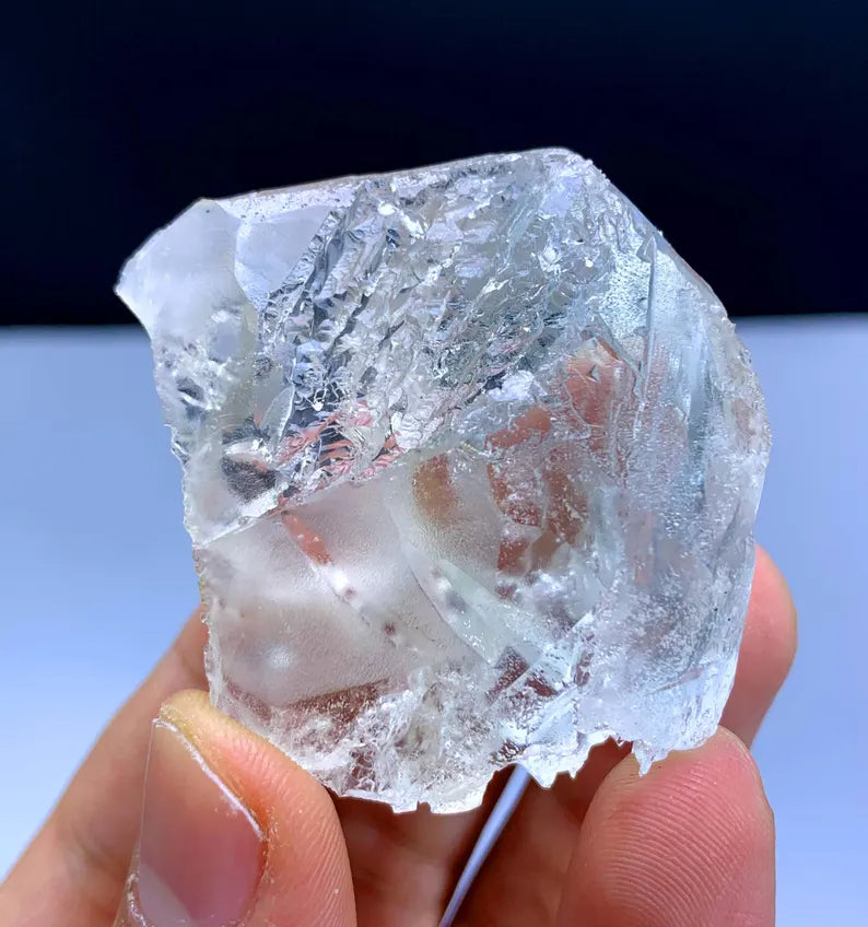 Bicolor Beryl aka AquaMorganite with Etched Terminations from Afghanistan - 49 grams