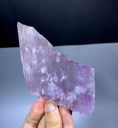 Natural Pink Kunzite Crystal, Afghanistan Mineral Specimen (220 Grams)