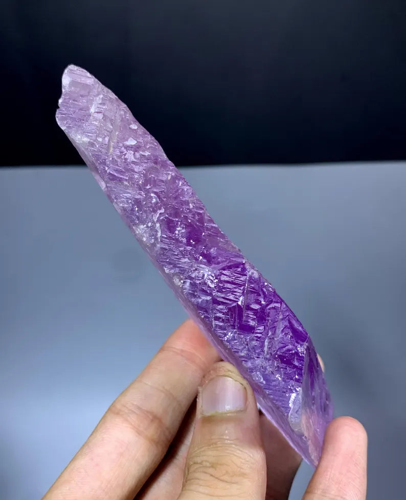 Natural Pink Kunzite Crystal, Afghanistan Mineral Specimen (220 Grams)