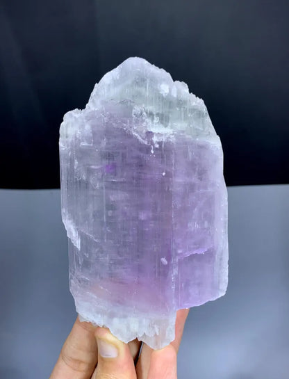 Double Terminated Bicolor Kunzite Crystal from Afghanistan - 166 Grams