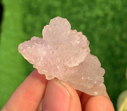 Flower Shape Crystallized Rose Quartz Crystals From Afghanistan - 70 Carats