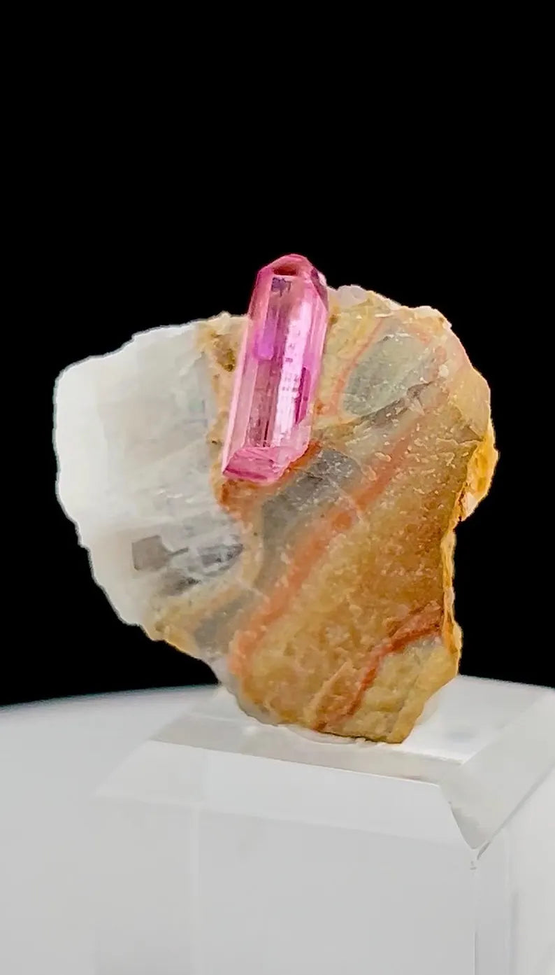 Pink Topaz Specimen from Katlang Pakistan - 15.3 Grams