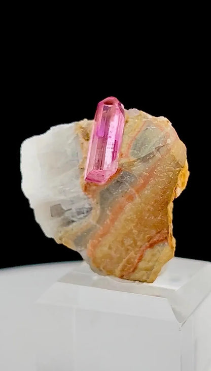 Pink Topaz Specimen from Katlang Pakistan - 15.3 Grams