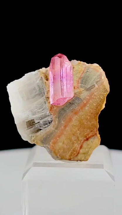 Pink Topaz Specimen from Katlang Pakistan - 15.3 Grams