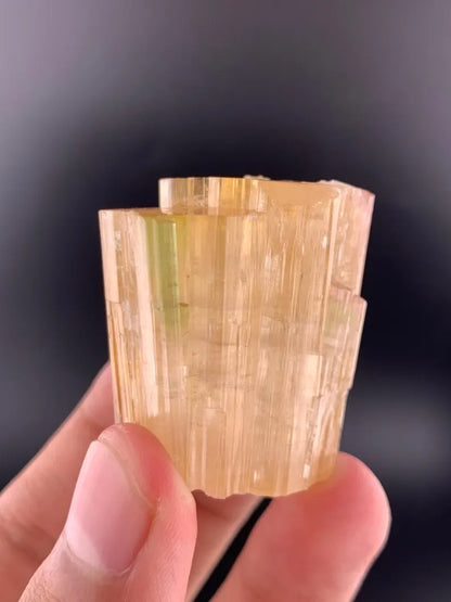 Orange Tourmaline Crystal from Afghanistan - 51 Grams