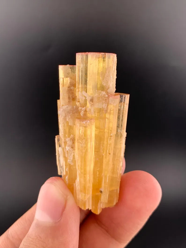 Orange Tourmaline Crystal from Afghanistan - 31 Grams
