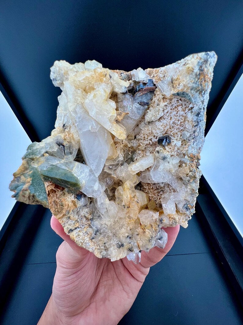 Anatase With Quartz Specimen from Pakistan - 864 Grams
