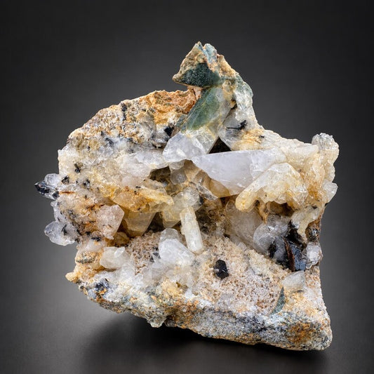 Anatase With Quartz Specimen from Pakistan - 864 Grams
