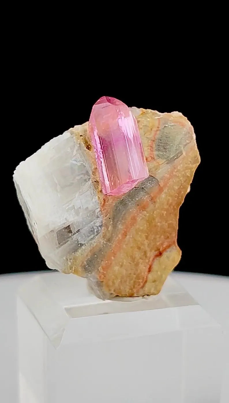 Pink Topaz Specimen from Katlang Pakistan - 15.3 Grams