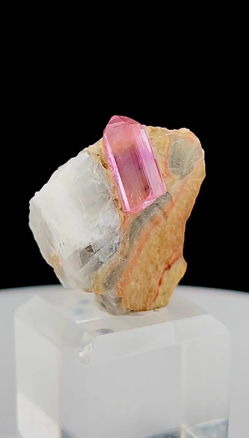 Pink Topaz Specimen from Katlang Pakistan - 15.3 Grams