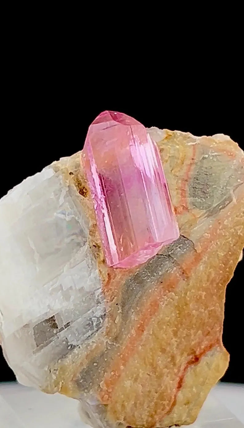 Pink Topaz Specimen from Katlang Pakistan - 15.3 Grams
