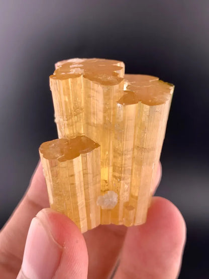 Orange Tourmaline Crystal from Afghanistan - 51 Grams