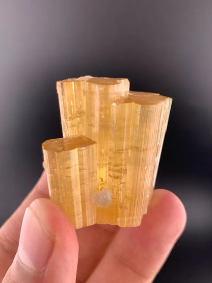Orange Tourmaline Crystal from Afghanistan - 51 Grams