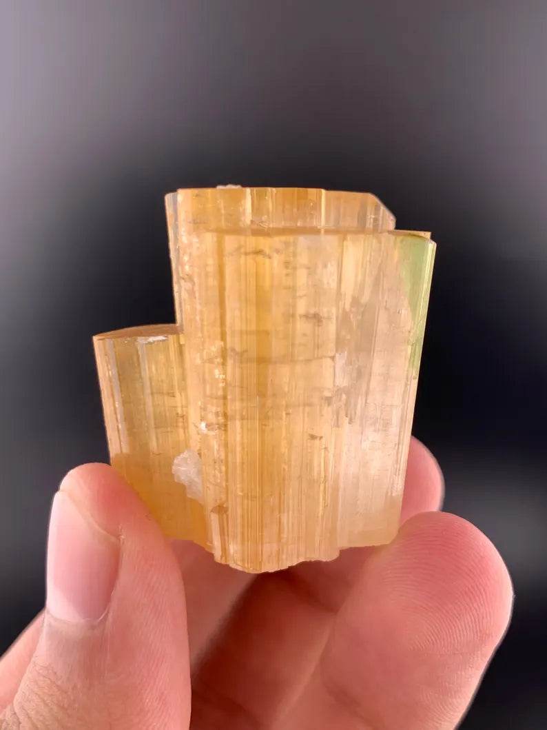 Orange Tourmaline Crystal from Afghanistan - 51 Grams