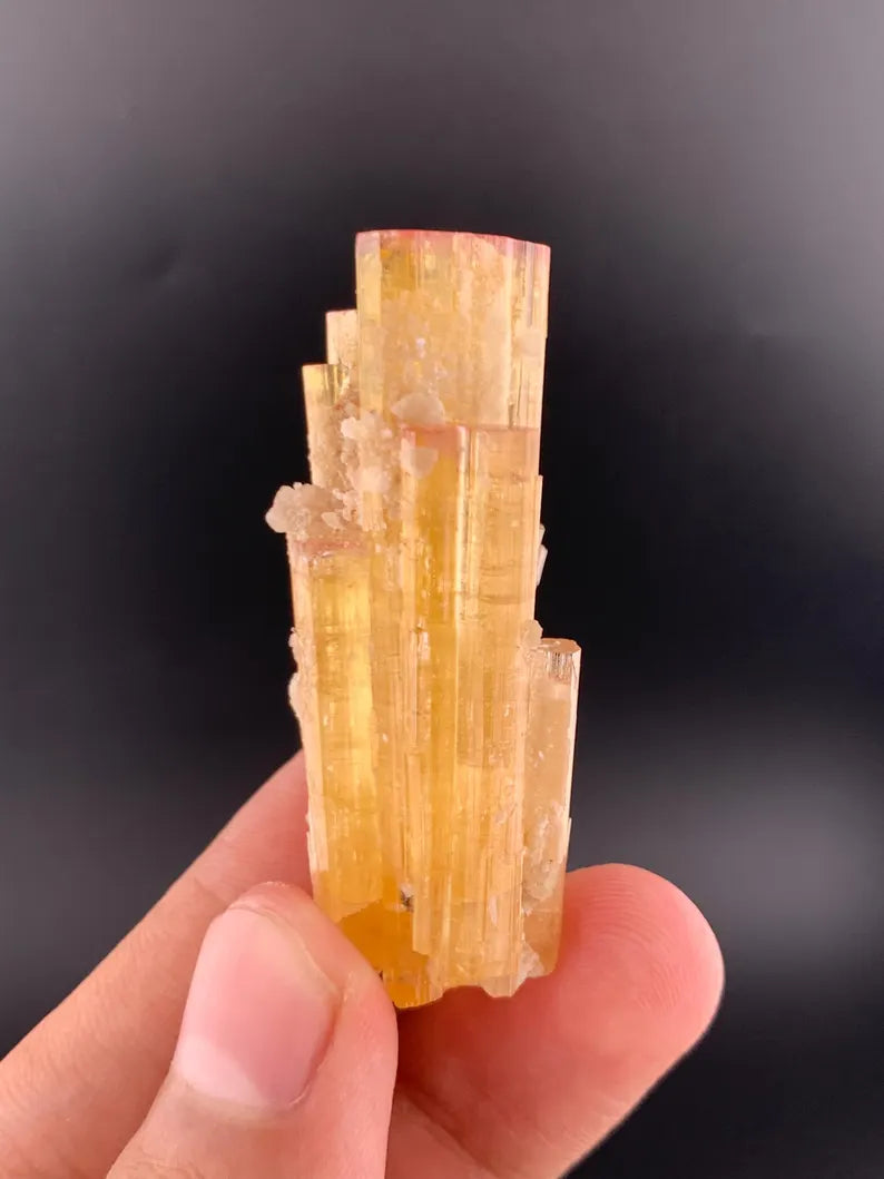 Orange Tourmaline Crystal from Afghanistan - 31 Grams