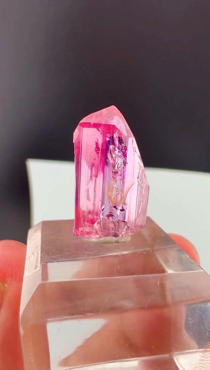 Pink Topaz Crystal from Katlang Pakistan - 13 Carats