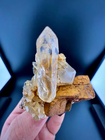 Siderite With Quartz Specimen From Pakistan - 90 Grams