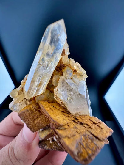 Siderite With Quartz Specimen From Pakistan - 90 Grams