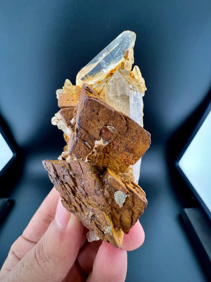 Siderite With Quartz Specimen From Pakistan - 90 Grams