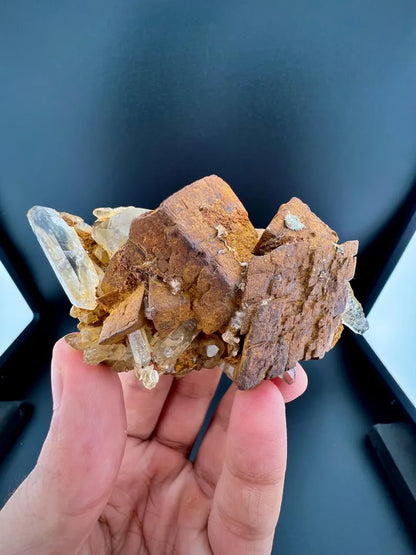Siderite With Quartz Specimen From Pakistan - 90 Grams