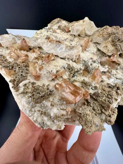 Yellow Sphene Crystals Specimen from Pakistan - 396 Grams