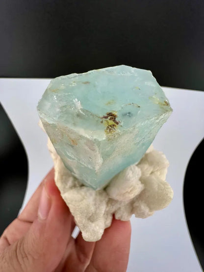 Aquamarine with Quartz Specimen from Pakistan - 145 Grams