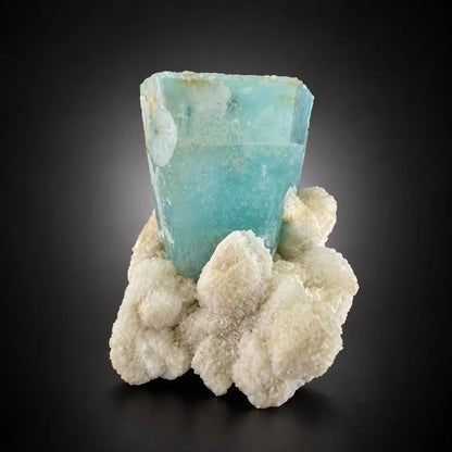 Aquamarine with Quartz Specimen from Pakistan - 145 Grams
