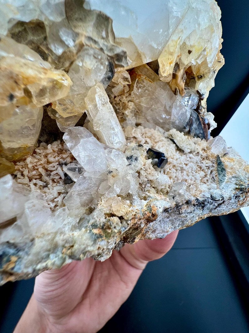 Anatase With Quartz Specimen from Pakistan - 864 Grams