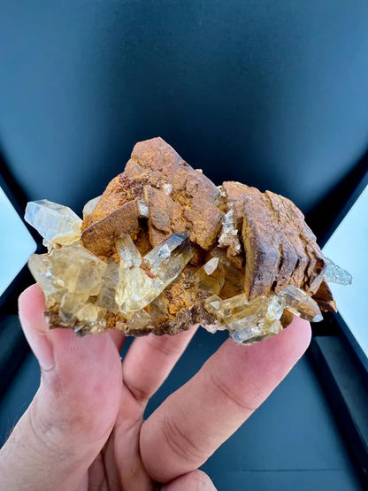 Siderite With Quartz Specimen From Pakistan - 90 Grams