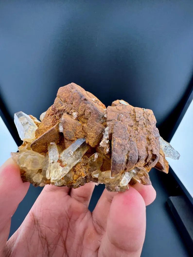 Siderite With Quartz Specimen From Pakistan - 90 Grams