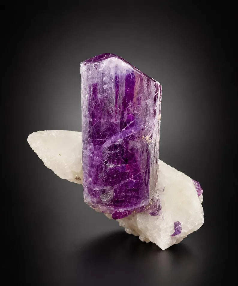 Purple Scapolite Crystal Specimen from Afghanistan - 101 Grams
