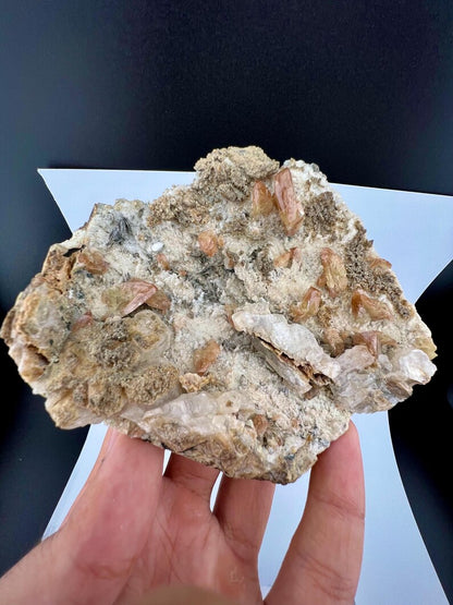 Yellow Sphene Crystals Specimen from Pakistan - 396 Grams