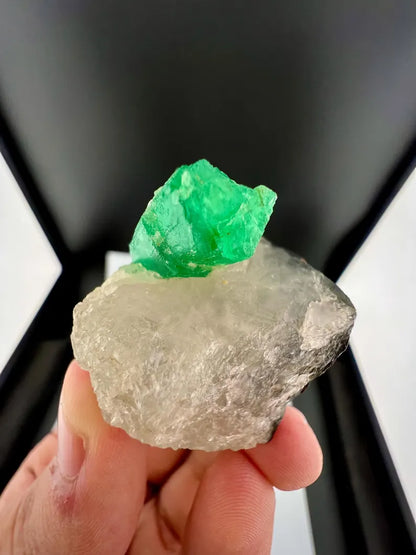 Green Emerald Crystal on Matrix from Afghanistan - 37 Grams