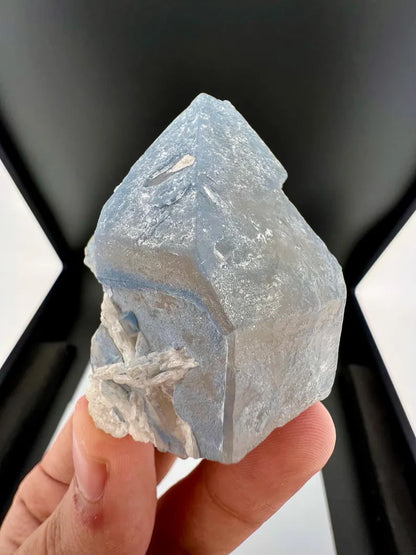 Indicolite Blue Quartz with Mica from Afghanistan - 65 Grams
