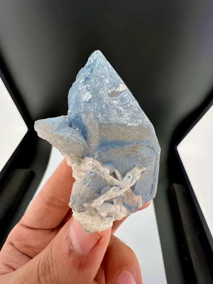 Indicolite Blue Quartz with Mica from Afghanistan - 65 Grams