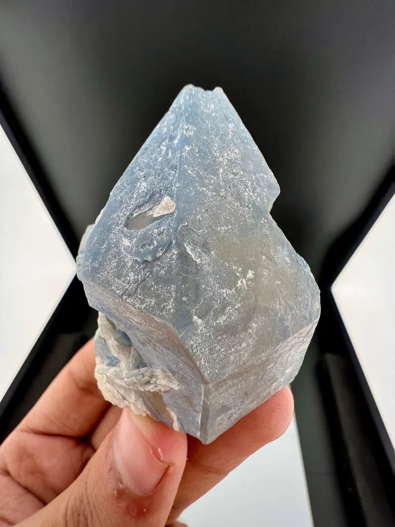 Indicolite Blue Quartz with Mica from Afghanistan - 65 Grams