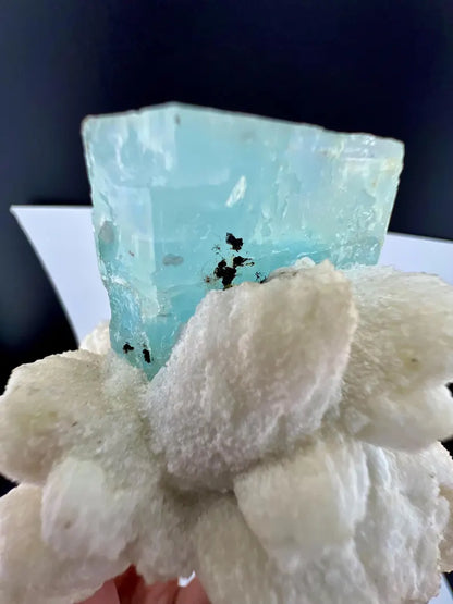 Aquamarine with Quartz Specimen from Pakistan - 145 Grams
