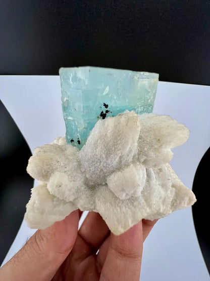 Aquamarine with Quartz Specimen from Pakistan - 145 Grams